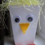Easter Chick Treat Box Craft