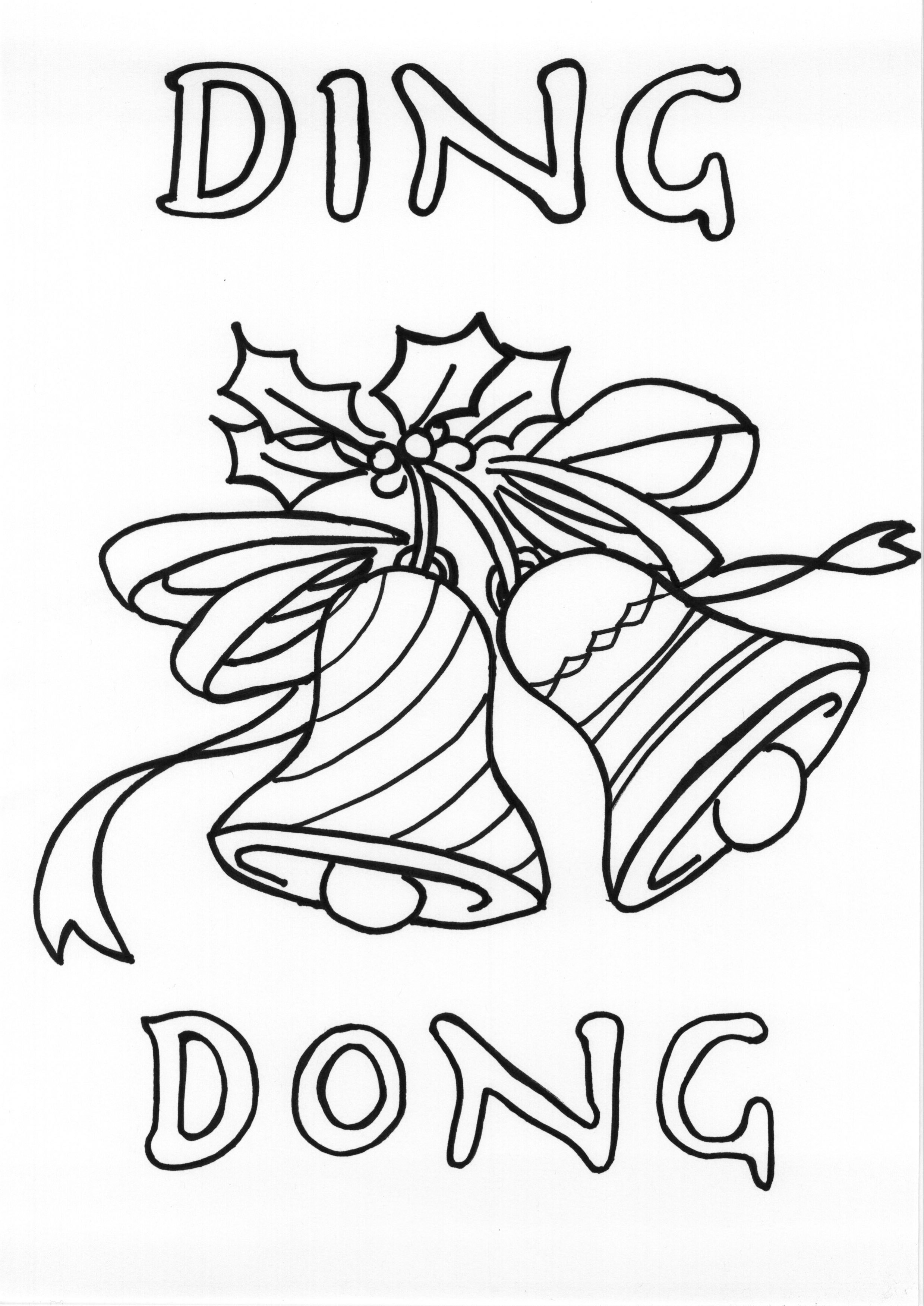 Printable Coloring Christmas Pages
