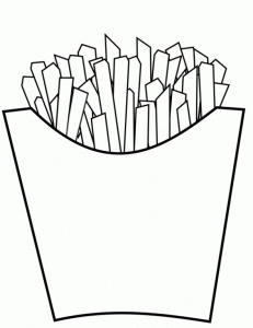 French fries_coloring