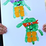 Handprint Ninja Turtle Craft for Kids