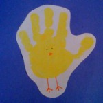 Handprint chick-