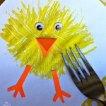 Make a Chick Craft Using a Fork