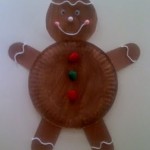 Paper Plate Gingerbread Man