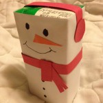 Snowman Juice Box