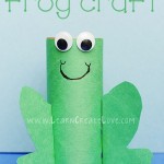 Toilet Paper Roll frog Crafts