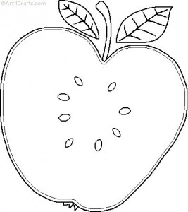 apple coloring