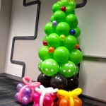 balloon christmas tree
