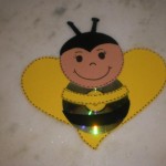 cd bee craft for kids