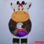 cd cow craft for kid