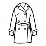 coat coloring pages