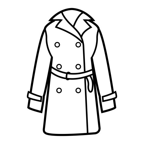 Coat Coloring Pages 1