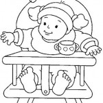 cute_baby_in_feeding_chair_coloring_pages