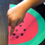 fingerprint watermelon craft