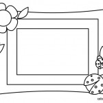 frame coloring page