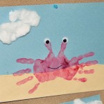 handprint crab craft,