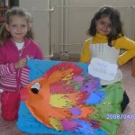 handprint fish craft idea for kids