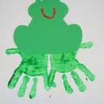 handprint frog