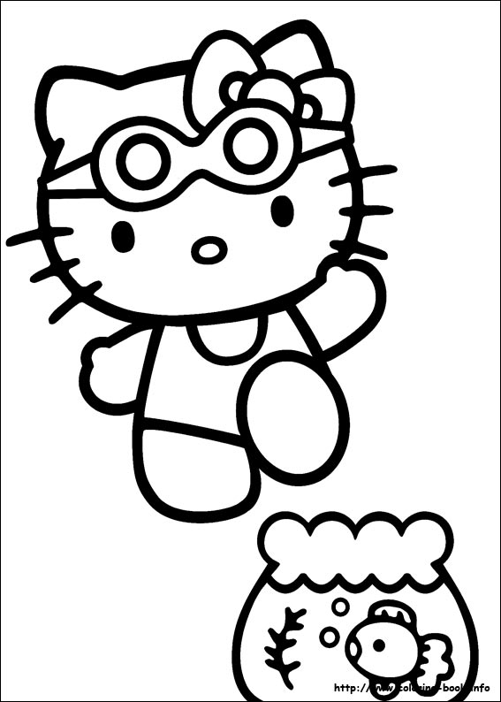 Download Hello kitty coloring pages | Crafts and Worksheets for ...