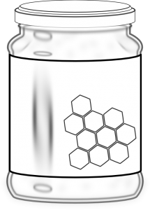 honey coloring page