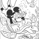 mickey_mouse_diving_coloring_pages