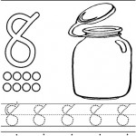 number eight 8 coloring and tracing worksheets  (17)