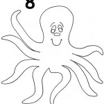 number eight 8 coloring and tracing worksheets  (2)
