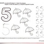 number five 5 coloring and tracing worksheets  (18)