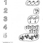 number five 5 coloring and tracing worksheets  (9)