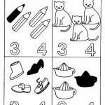 number four 4 coloring and tracing worksheets  (15)