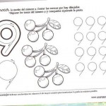 number nine 9 coloring and tracing worksheets  (9)