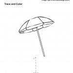 number one tracing and coloring worksheets (4)