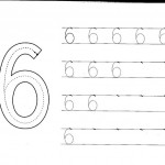 number six 6 tracing and coloring worksheets  (8)