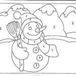 number three coloring and tracing worksheets (36)