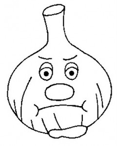 onion coloring page