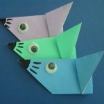origami mouse craft