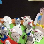 paper cup sheep craft