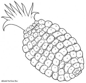 pineapple coloring
