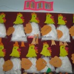 plastic bag hen