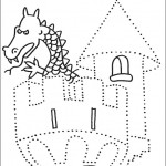 preschool_castle_dot_to_dot_activity_page_ worksheets
