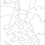preschool_dinosour_dot_to_dot_activity_page_ worksheets
