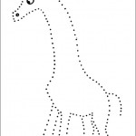 preschool_giraffe_dot_to_dot_activity_page_ worksheets