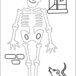 preschool_skeleton_dot_to_dot_activity_page_ worksheets
