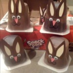pudding cups bunny