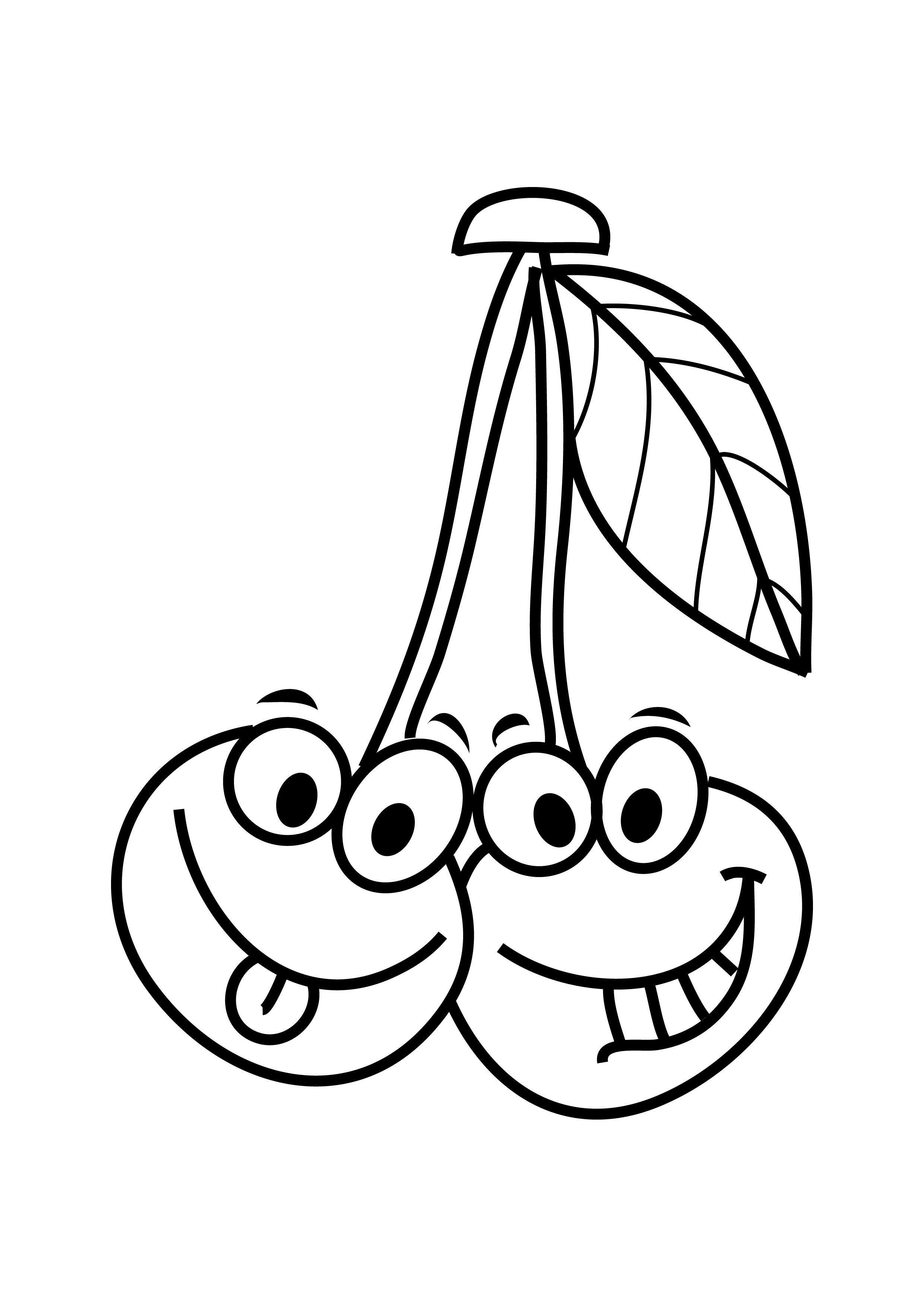 Smart fruits and vegetables coloring pages | Crafts and Worksheets for