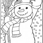 snowman coloring (1)