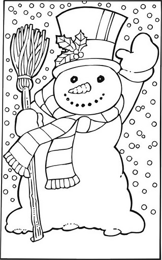 Download Winter season coloring page part 3 | Crafts and Worksheets ...
