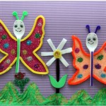 spoon butterfly craft for kids