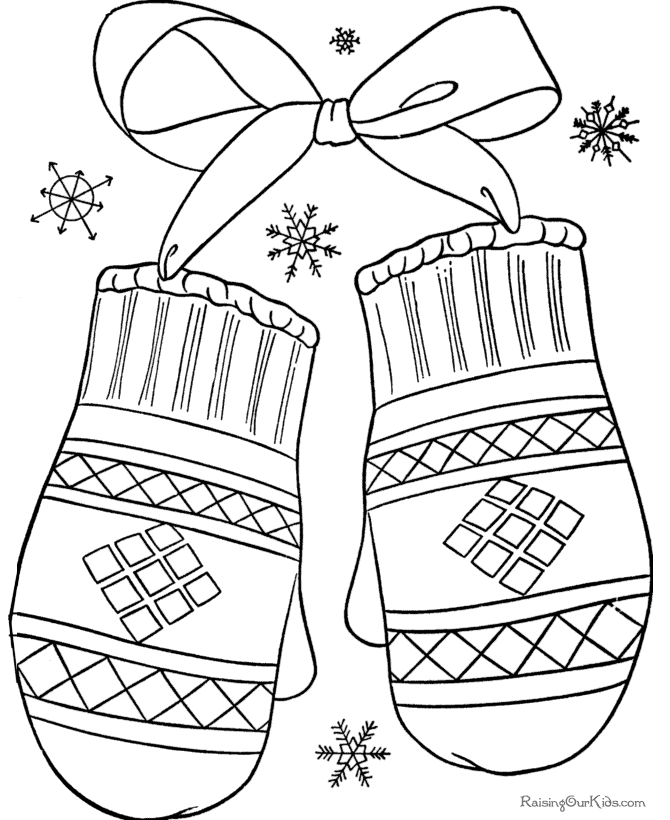 Download Winter clothes coloring pages | Crafts and Worksheets for Preschool,Toddler and Kindergarten