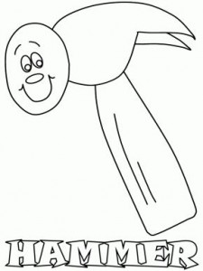 Hammer Construction Coloring Pages
