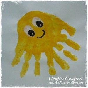 Handprint octopus